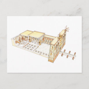 Postal Templo egipcio 2