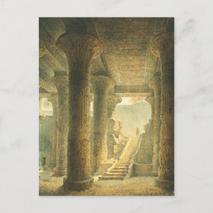 Postal Templo Egipcio Antiguo de Esna
