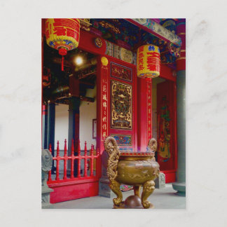 Postal Templo en Yilan, Taiwán
