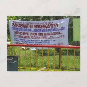 Postal Templo hindú Escuela de jardines de infancia