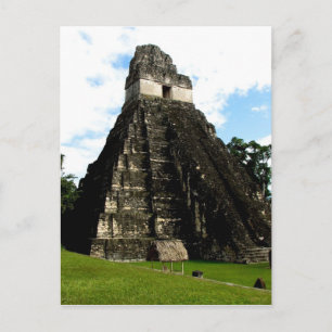 Postal Templo I, Tikal, Guatemala
