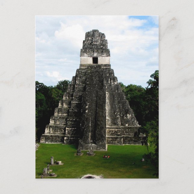 Postal Templo I, Tikal, Guatemala (Anverso)