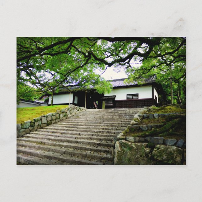 Postal Templo japonés (Anverso)