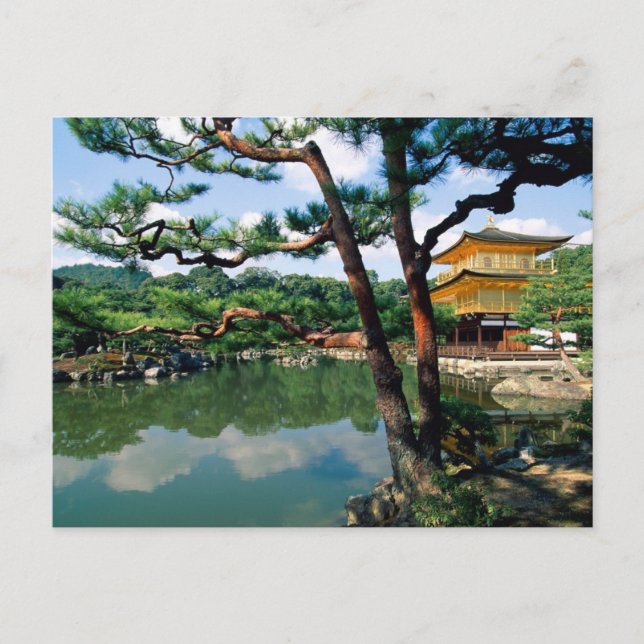 Postal Templo Kinkaku-ji, Kioto, Japón (Anverso)