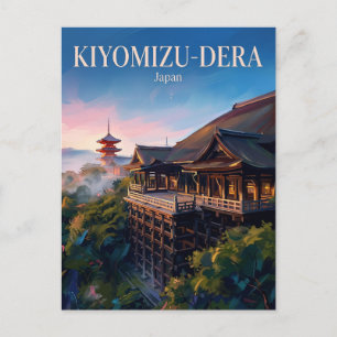 Postal Templo Kiyomizu-dera Japón