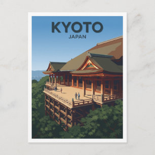 Postal Templo Kiyomizu-dera Kyoto Japón Regalo
