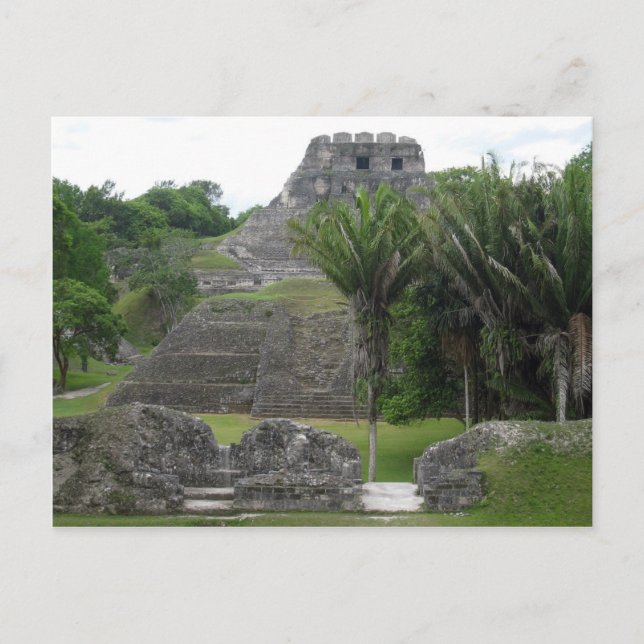 Postal Templo maya (Anverso)