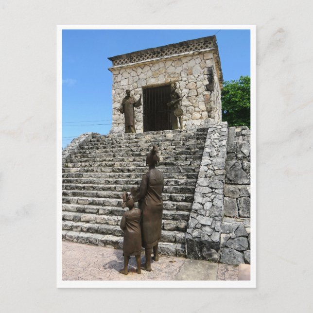 Postal Templo maya (Anverso)
