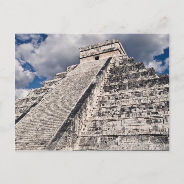 Postal Templo maya Chichén Itza en México (Anverso)