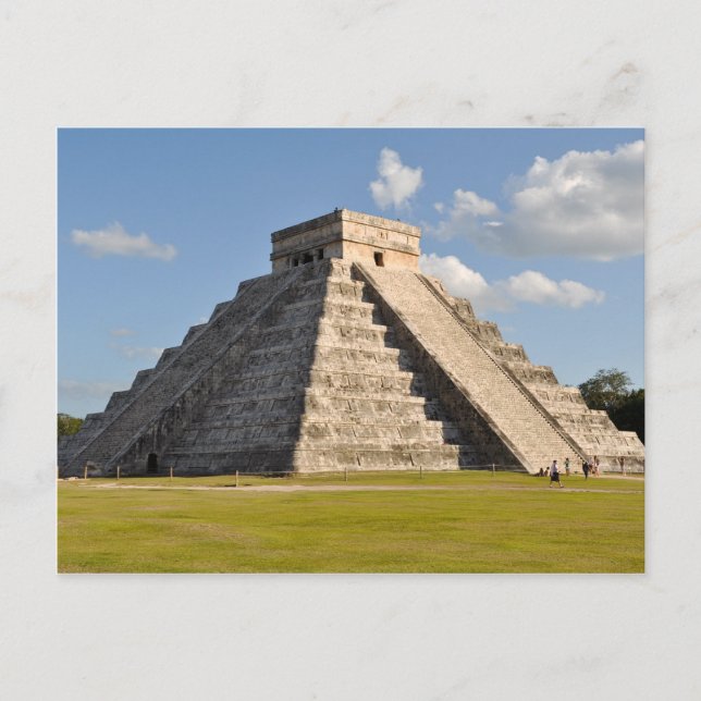 Postal Templo maya Chichén Itza en México (Anverso)