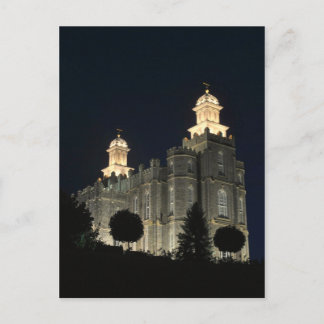 Postal Templo mormón de La Iglesia de Jesucristo de los S