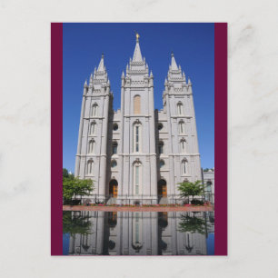 Postal Templo mormón (LDS) en Salt Lake City, Utah