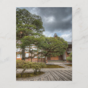 Postal Templo plateado Ginkaku-ji, Kioto Japón