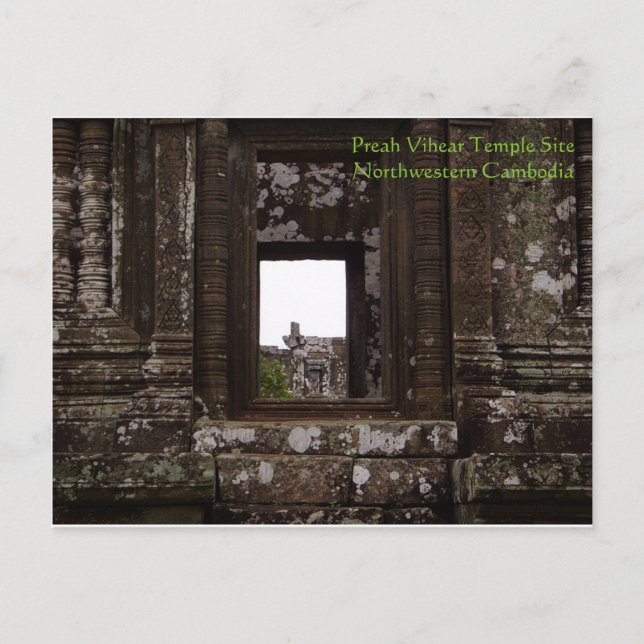 Postal Templo Preah Vihear, Camboya (Anverso)