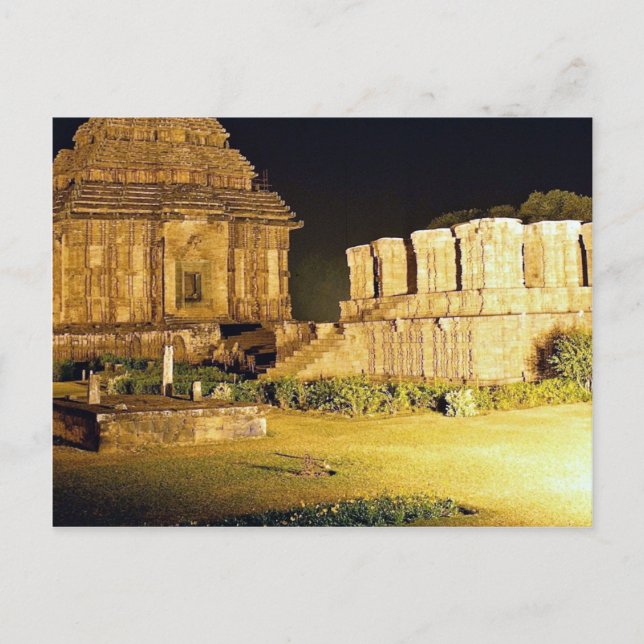 Postal Templo Sun, Konark, India (Anverso)