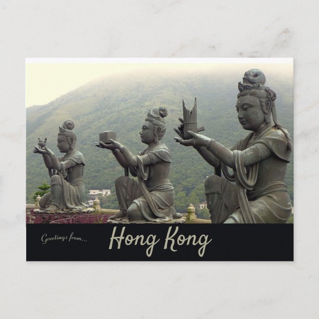 Postal Templo Tian Tan Isla Lantau Hong Kong (Anverso)