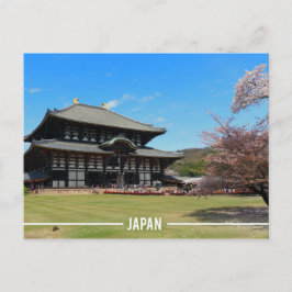 Postal Templo Tōdai-ji en Nara, Japón