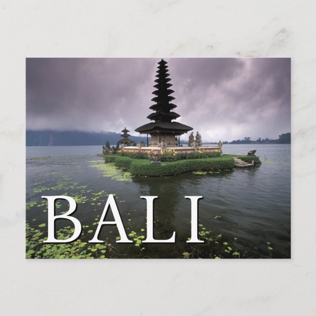 Postal Templo Ulun Danu | Bali, Indonesia (Anverso)