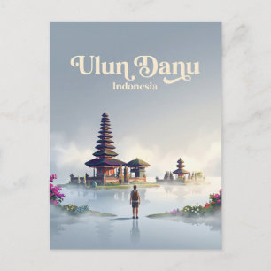 Postal Templo Ulun Danu Beratan Indonesia