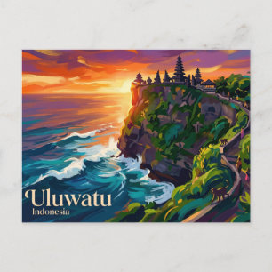 Postal Templo Uluwatu Indonesia