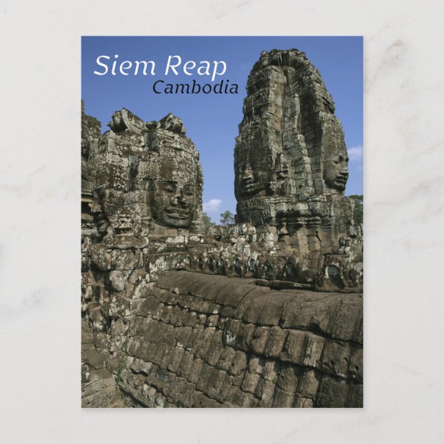 Postal Templos de Angkor en Camboya (Anverso)