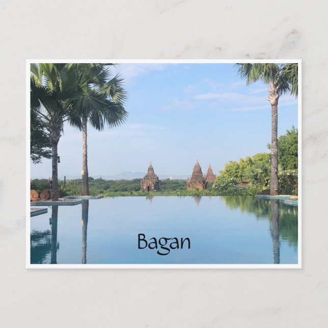 Postal templos de pool de bagan (Anverso)
