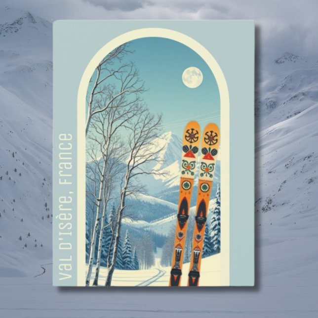 Postal Temporada de esquí de Val d'Isère France (Subido por el creador)
