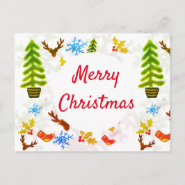 Postal Temporada de fiestas de navidades