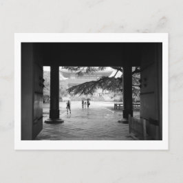 Postal Temporada de lluvias: Templo Zojoji, Tokio