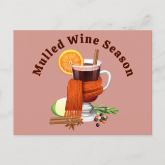 Postal Temporada de vino silenciado