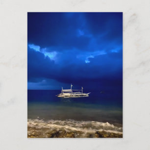 Postal Temporada nocturna. poster
