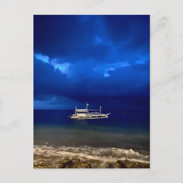 Postal Temporada nocturna. poster (Anverso)