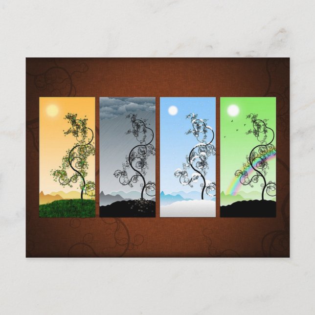 Postal Temporadas (Anverso)