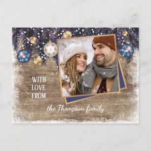 Postal Temporadas clásicas de amor Saludos Patrón de made