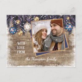 Postal Temporadas clásicas de amor Saludos Patrón de made