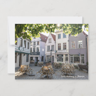 Postal Temprana mañana en Bremen