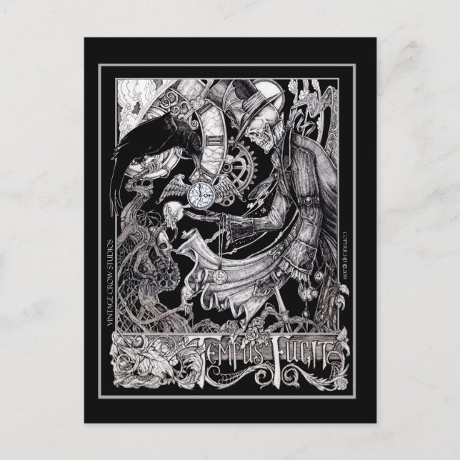 Postal Tempus Fugit (Anverso)