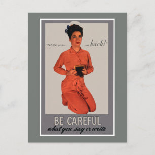Postal Ten cuidado con lo que dices y escribes