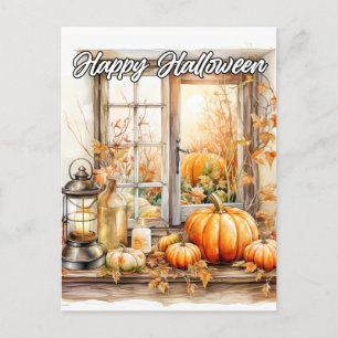 Postal Ten Feliz Temporada De Calabaza