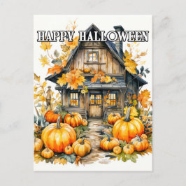 Postal Ten Feliz Temporada De Calabaza