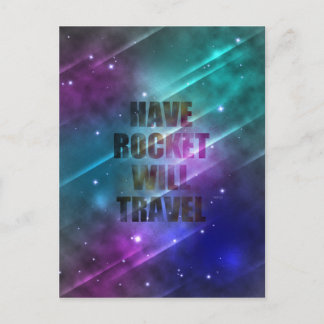 Postal Ten Rocket Will Travel