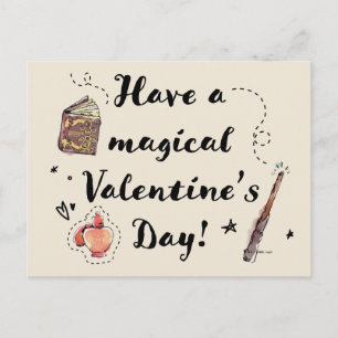 Postal Ten un Día de San Valentín Mágico