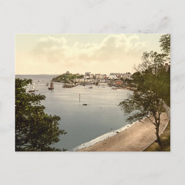 Postal Tenby, Pembrokeshire, Gales (Anverso)