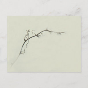 Postal Tendrils de bramble en la niebla - Minimalismo