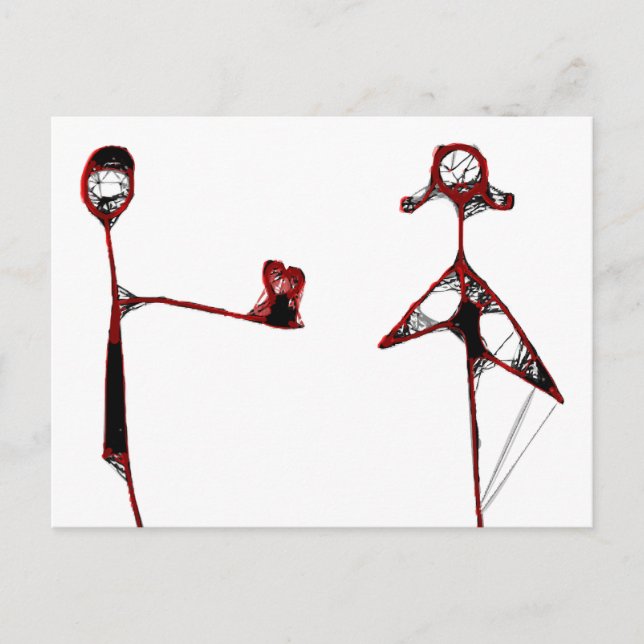 Postal tener mi corazón (Anverso)