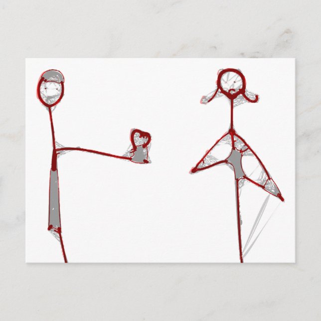 Postal tener mi corazón (Anverso)