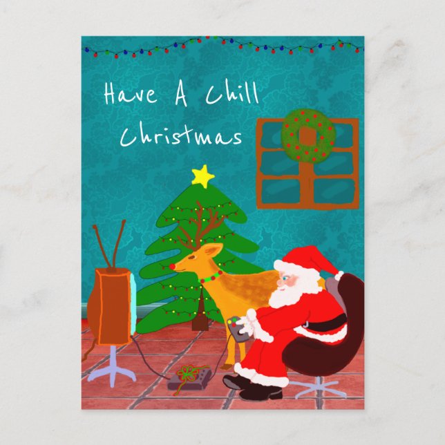 Postal Tener Navidades De Chill (Anverso)