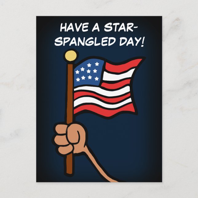 Postal Tener un Día de Estrella Española (Anverso)