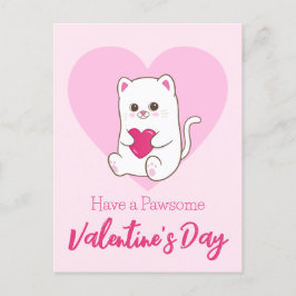 Postal Tener un El día de San Valentín de Pawsome | Graci