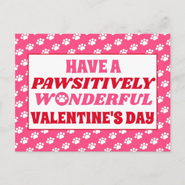 Postal Tener un El día de San Valentín visiblemente marav (Anverso)